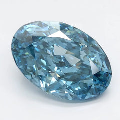 DovEggs 3.100ct Oval Blue VS1-LAB GROWN DIAMOND-LGS410508