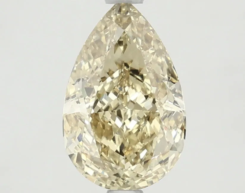 DovEggs 2.020ct Pear F.V.Yellow VS1-LAB GROWN DIAMOND-LKJ09A66