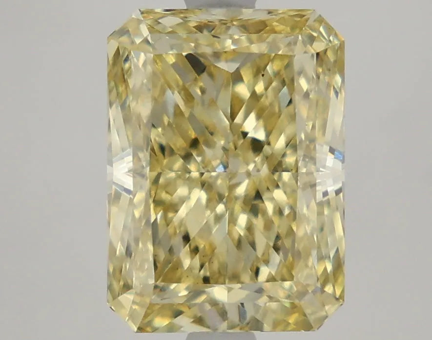 DovEggs 3.930ct Radiant F.I.Yellow VS1-LAB GROWN DIAMOND-LKJ05A33