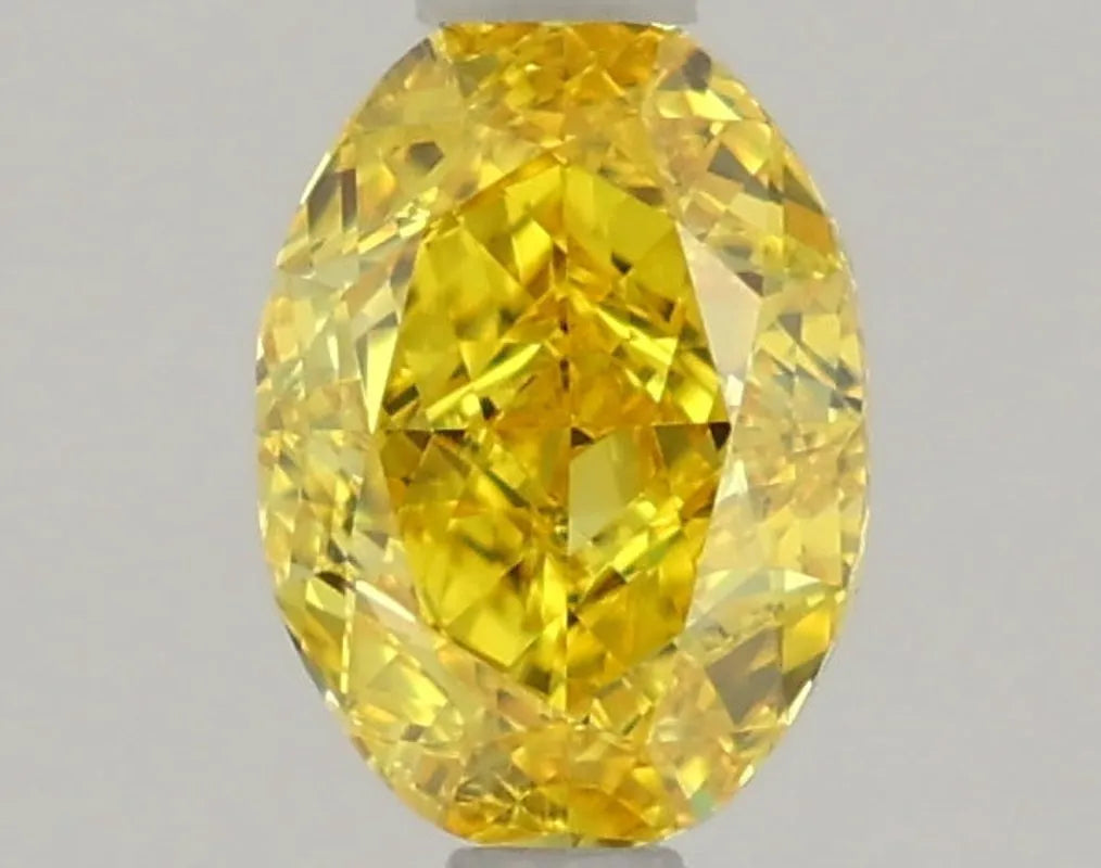 DovEggs 1.070ct Oval F.V.Yellow VVS2-LAB GROWN DIAMOND-LSJ03D2