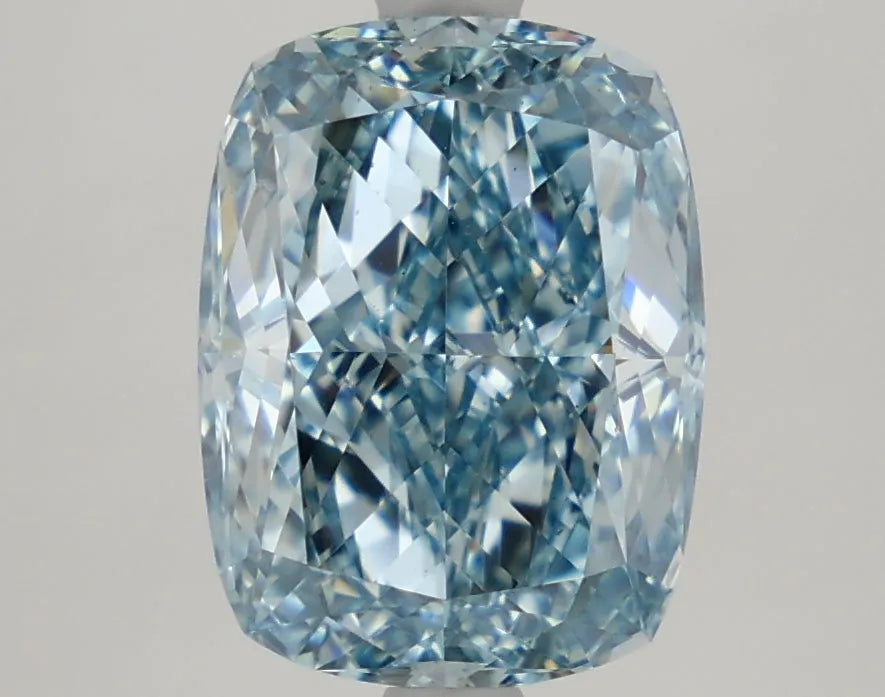 DovEggs 3.420ct Cushion F.V.Blue VS1-LAB GROWN DIAMOND-LHD30A43