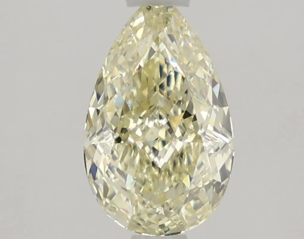 DovEggs 1.300ct Pear F.L.Yellow VS1-LAB GROWN DIAMOND-LKJ06A35