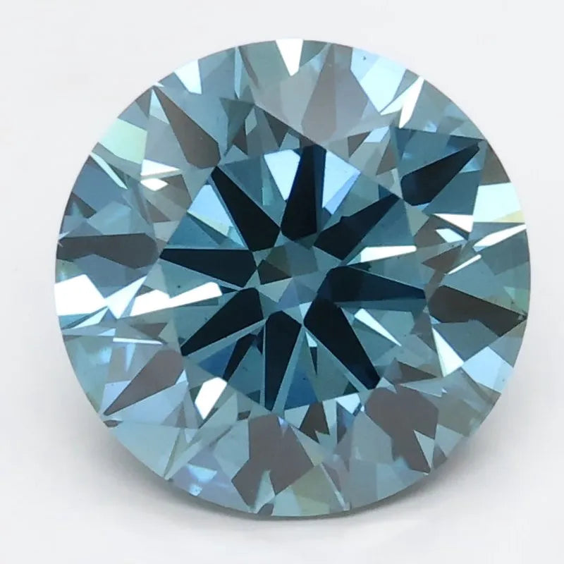 DovEggs 3.030ct Round Blue VS2-LAB GROWN DIAMOND-LGS410536
