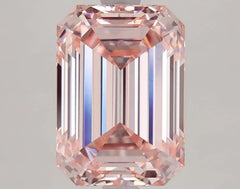 DovEggs 3.730ct Emerald F.I.Pink VS1-LAB GROWN DIAMOND-LFE90A7