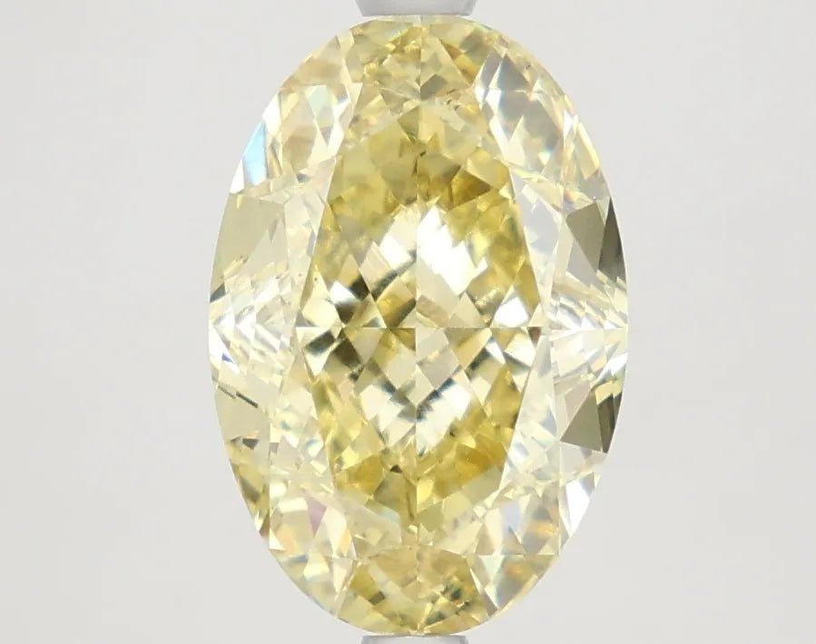 DovEggs 3.260ct Oval F.I.Yellow VS1-LAB GROWN DIAMOND-LKJ11A74
