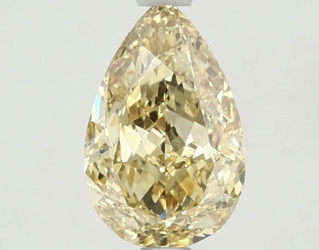 DovEggs 1.650ct Pear F.V.Yellow VVS2-LAB GROWN DIAMOND-LKJ13A105