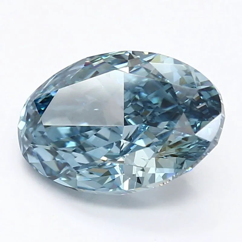 DovEggs 2.610ct Oval F.V.Blue VS1-LAB GROWN DIAMOND-LET84F1
