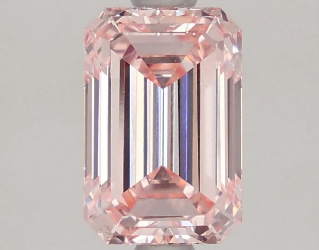 DovEggs 1.530ct Emerald F.I.Pink VVS2-LAB GROWN DIAMOND-LKP74A63