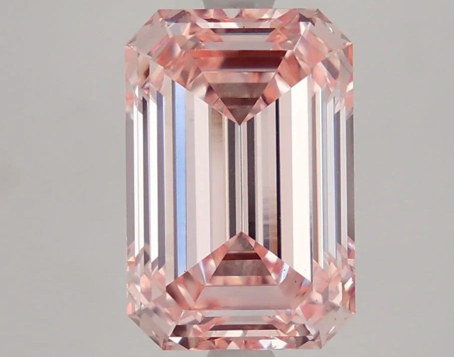 DovEggs 3.680ct Emerald F.I.Pink VS2-LAB GROWN DIAMOND-LFE74A27