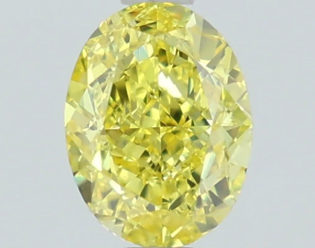 DovEggs 1.110ct Oval F.V.Yellow VS1-LAB GROWN DIAMOND-LSJ04A8