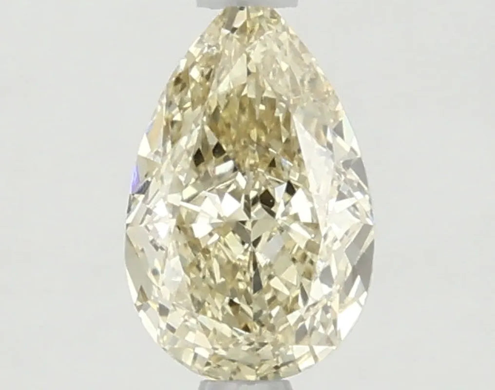 DovEggs 1.010ct Pear F.Yellow VS1-LAB GROWN DIAMOND-LKF06A141