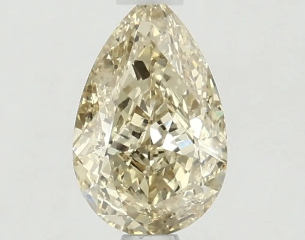 DovEggs 1.080ct Pear F.V.Yellow VS1-LAB GROWN DIAMOND-LKF05A63