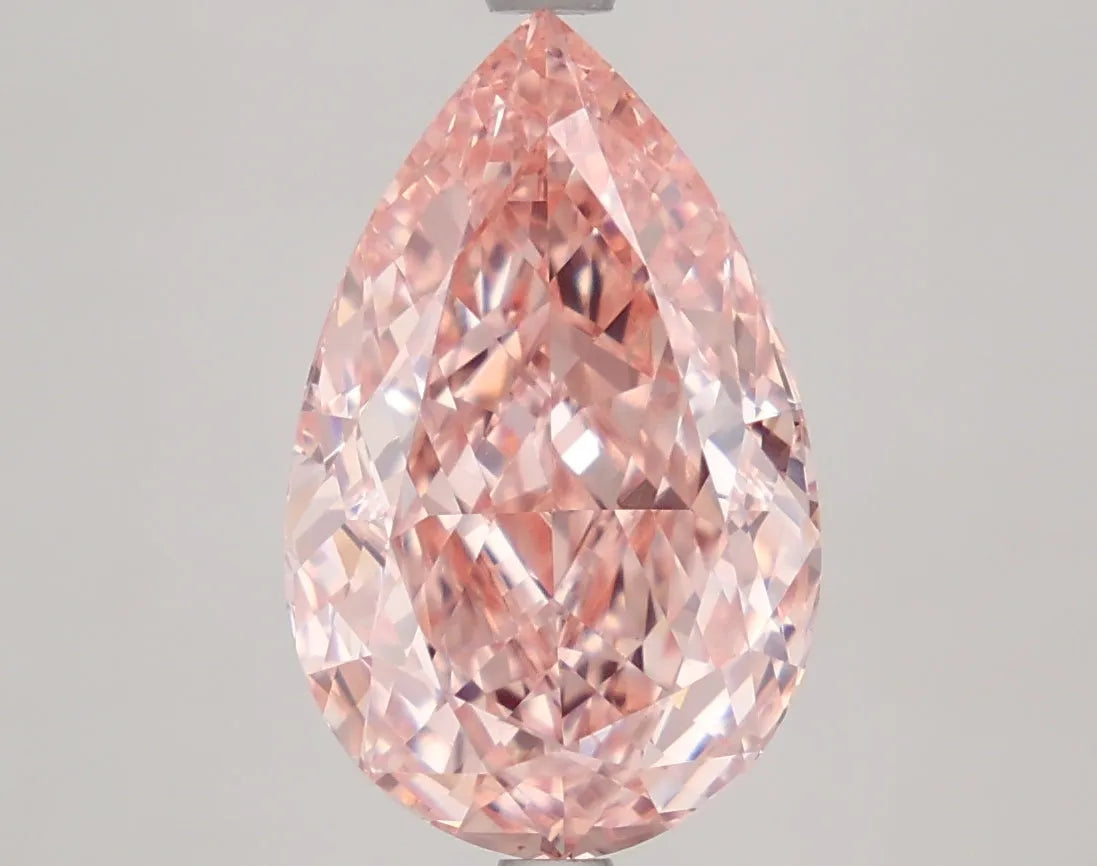 DovEggs 4.410ct Pear F.I.Pink VVS2-LAB GROWN DIAMOND-LFE91A10