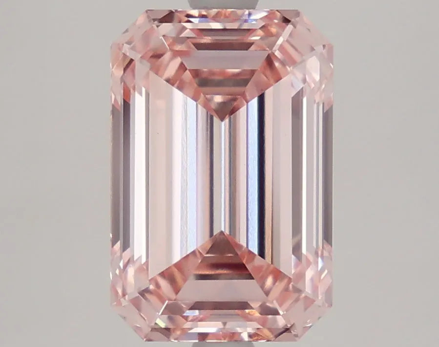 DovEggs 3.740ct Emerald F.I.Pink VVS2-LAB GROWN DIAMOND-LFD18A12