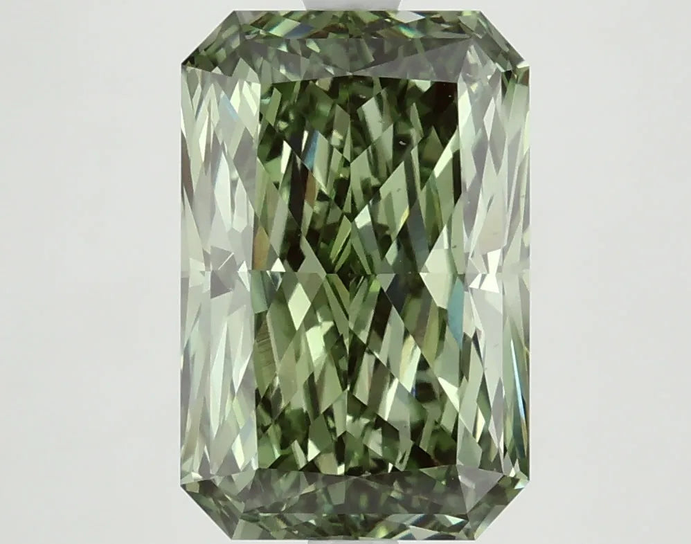 DovEggs 4.030ct Cushion F.V.Green VS1-LAB GROWN DIAMOND-LFE93A4