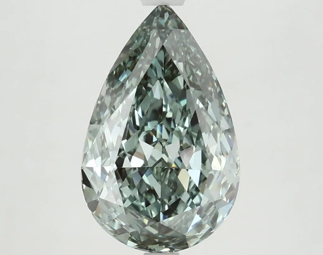 DovEggs 3.280ct Pear F.V.Green VS1-LAB GROWN DIAMOND-LFE92A19