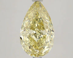 DovEggs 3.640ct Pear F.I.Yellow VVS2-LAB GROWN DIAMOND-LKJ06A17
