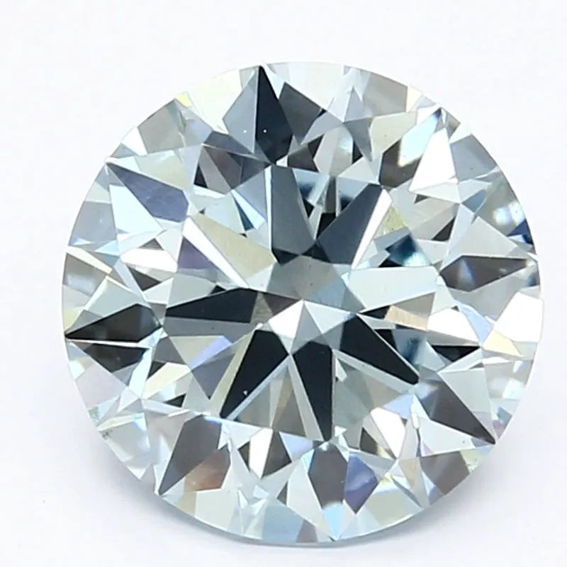DovEggs 2.590ct Round F.I.Blue VS1-LAB GROWN DIAMOND-LET92D8