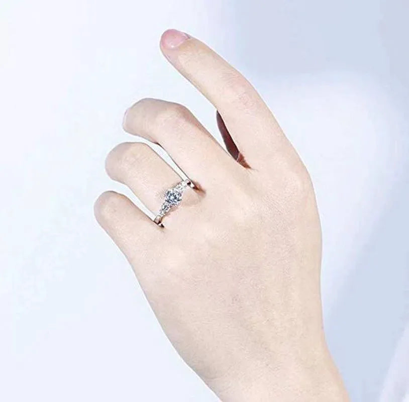 DovEggs side-stone engagement ring only semi-mount only(Exclusively to DovEggs Stones)