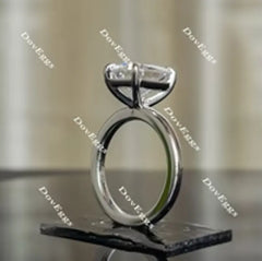 Doveggs solitaire art deco engagement ring semi-mount only(Exclusively to DovEggs Stones)