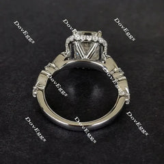 DovEggs art deco engagement ring only semi-mount only(Exclusively to DovEggs Stones)