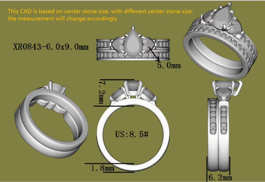The Kiera Alaina half eternity channel set three stones engagement ring only only semi-mount only(Exclusively to DovEggs Stones)