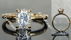 Bailey Jackson solitaire engagement ring semi-mount only(Exclusively to DovEggs Stones)