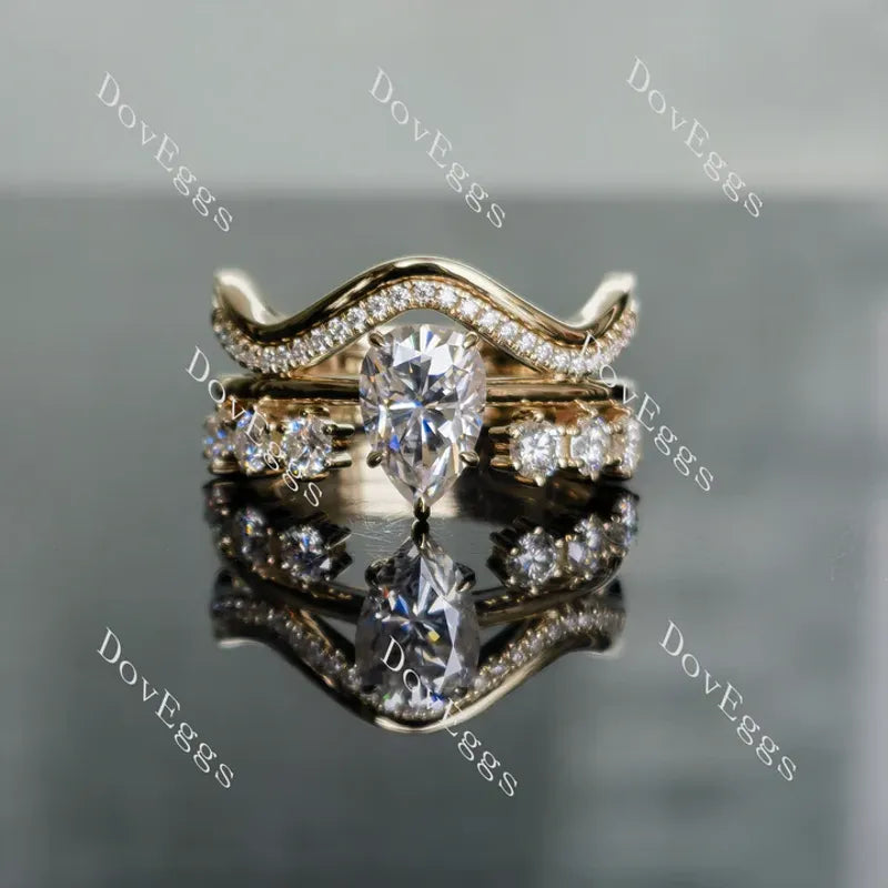 Ciella pave art deco engagement ring semi-mount only(Exclusively to DovEggs Stones)