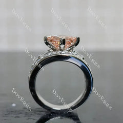 Doveggs channel vintage engagement ring only semi-mount only(Exclusively to DovEggs Stones)